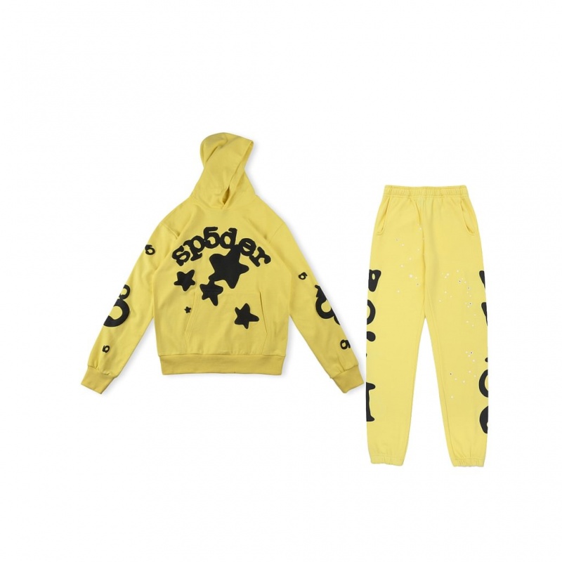 Chándal Sp5der Logo Stars Amarillo | PN7280914