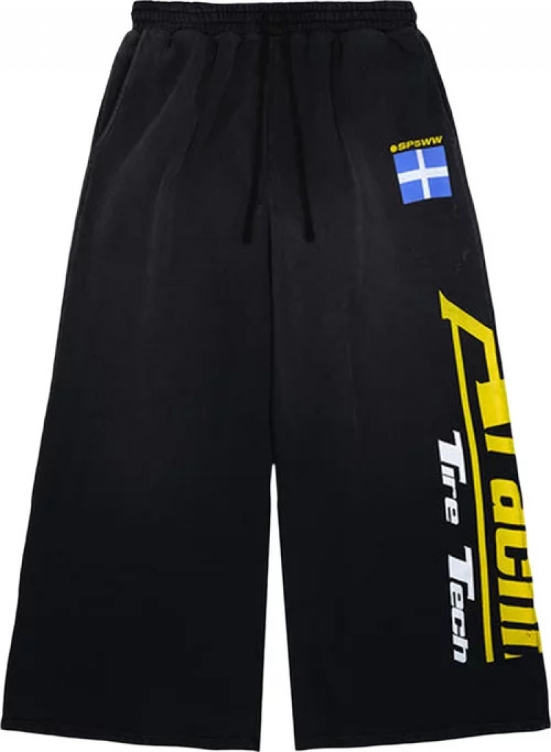 Pantalon Deportivo Sp5der Jumbo Negras | OY0184967