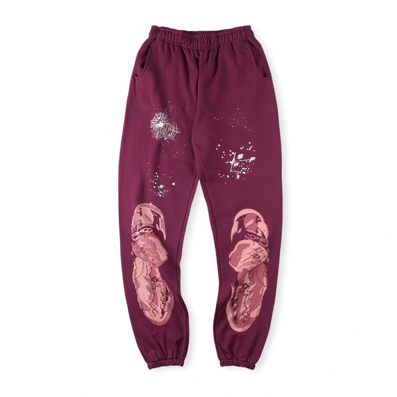 Pantalon Deportivo Sp5der Moradas | AP5420837