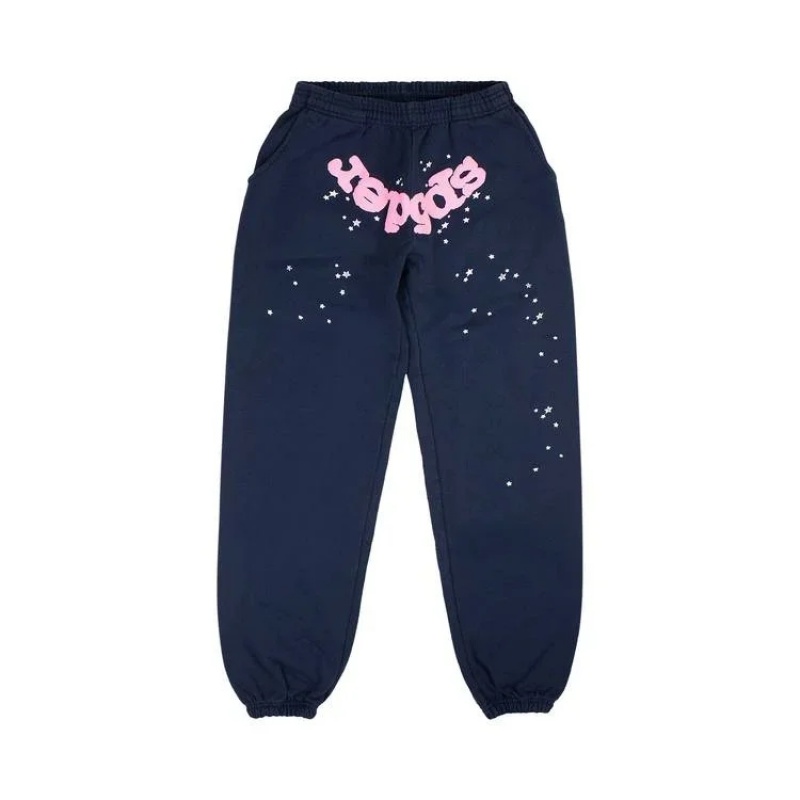 Pantalon Deportivo Sp5der Small Star Azul Marino | NH2760348