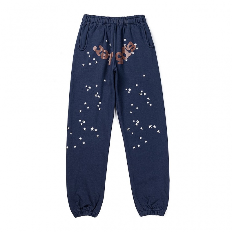Pantalon Deportivo Sp5der Small Star Azul Marino | CV7403815