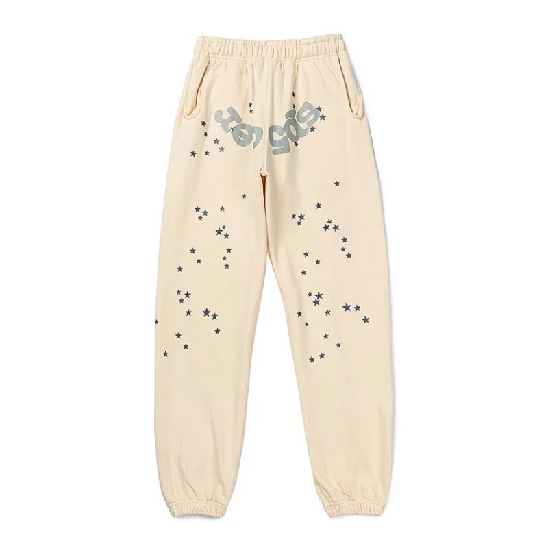 Pantalon Deportivo Sp5der Small Star Beige | RQ8692753