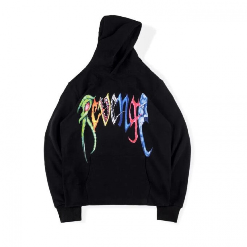 Sudadera con Capucha Sp5der 555555 Angel Negras | IY7592431