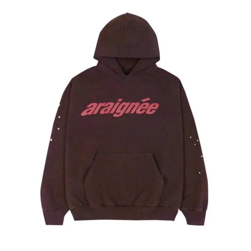 Sudadera con Capucha Sp5der Araignee Marrones | HV4573069
