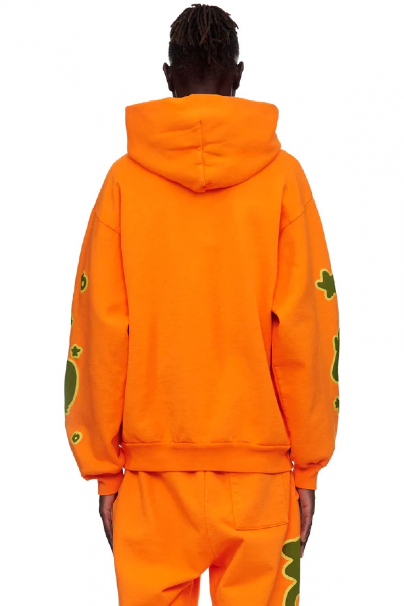 Sudadera con Capucha Sp5der BELUGA Naranjas | SN6053491
