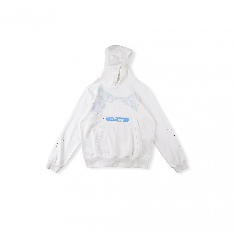 Sudadera con Capucha Sp5der Big 5 Blancas | WL2945318