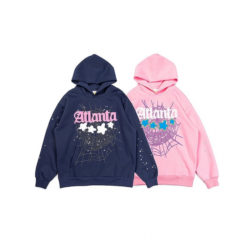 Sudadera con Capucha Sp5der Couple's Azules Oscuro Rosas | IR7095624