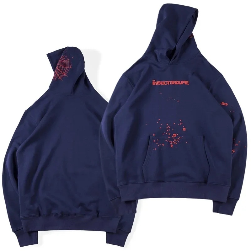 Sudadera con Capucha Sp5der Insectgroupie Azules | FC7804951