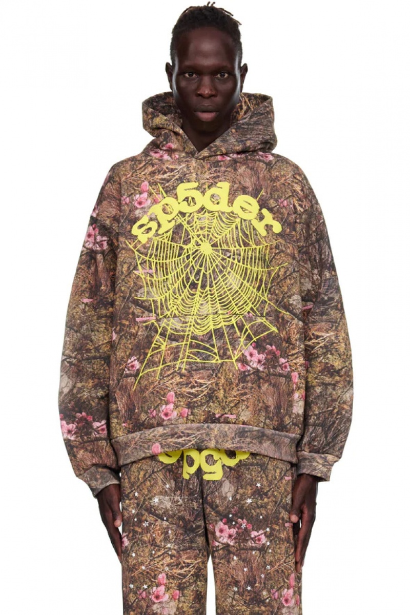 Sudadera con Capucha Sp5der OG WEB Real Tree | YL4915083