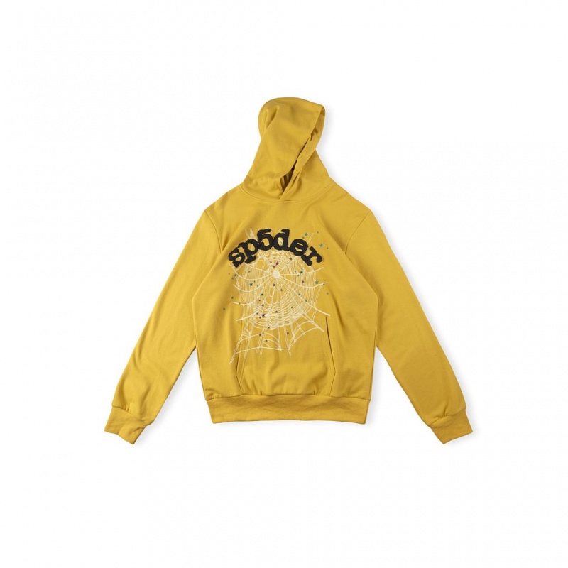 Sudadera con Capucha Sp5der Special Edition Logo Amarillo | UG1945862