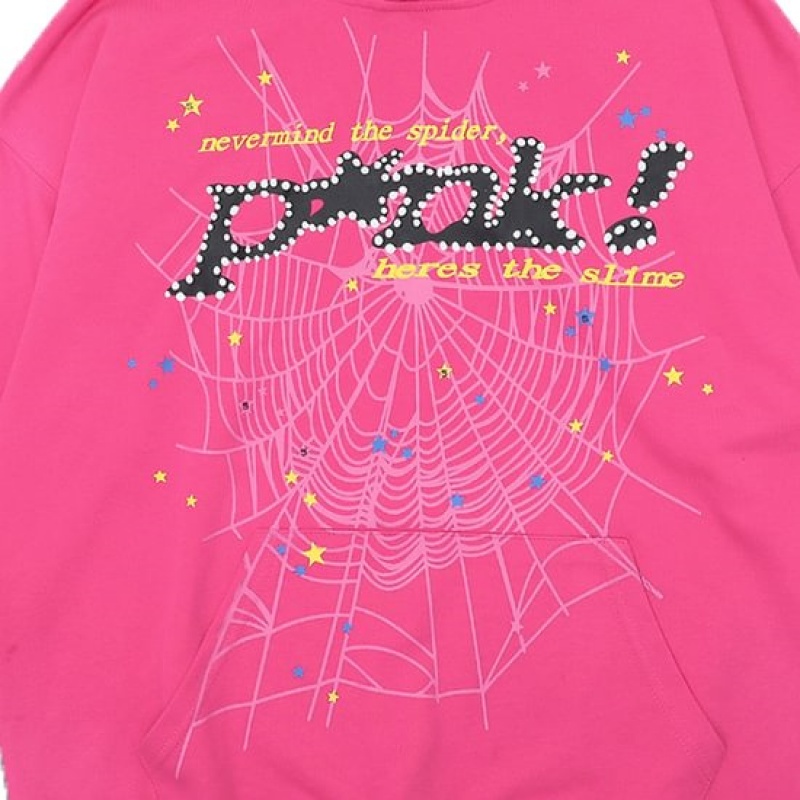 Sudadera con Capucha Sp5der logo Rosas Negras | MO2894570