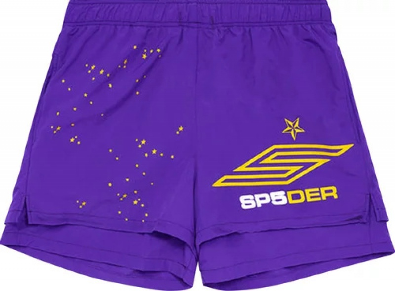 Sweatshort Sp5der Pro Moradas | IL1825609