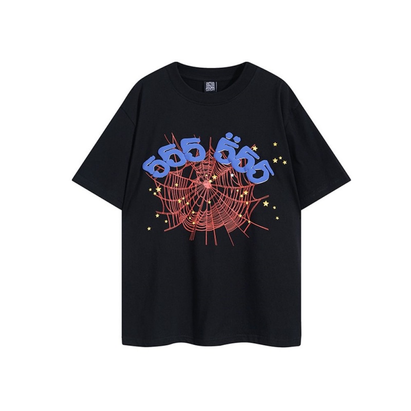 T Shirt Sp5der 555 555 sign Negras | EM5216783