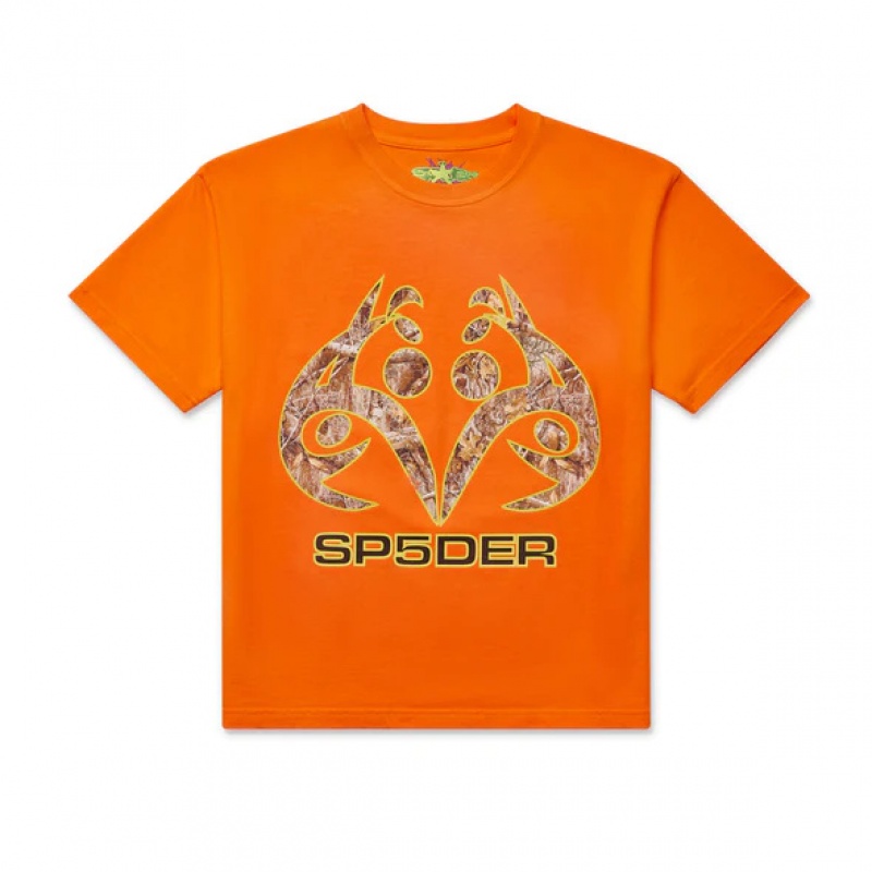 T Shirt Sp5der REAL TREE Naranjas | JO1375842