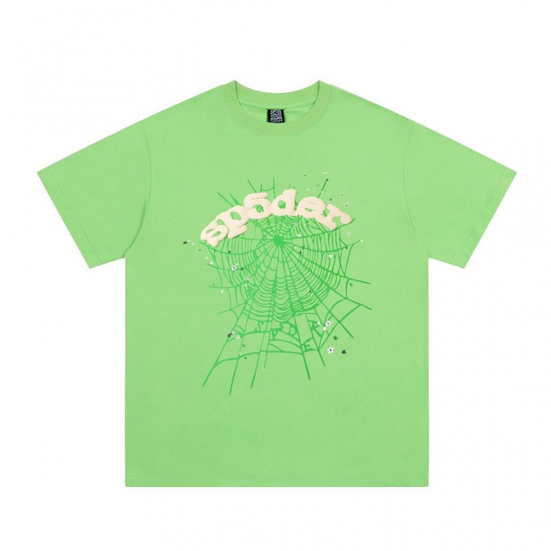 T Shirt Sp5der logo Verde | LK3149086